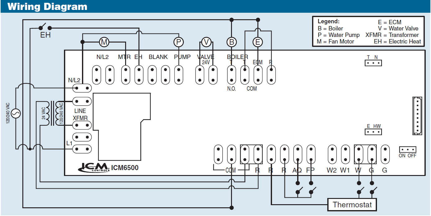 Wiring Diagram for ICM6500