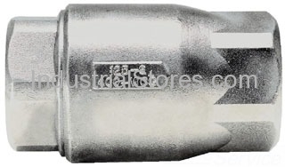 Conbraco 62-104-01 Stainless Steel Ball-Cone Check Valve 3/4" 0.5 Cracking Pressure 400psig WOG Cold Non-Shock 125psig Saturated Steam