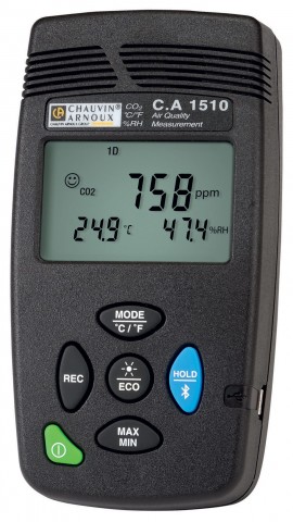 AEMC 2138.08 1510 Indoor Air Quality Monitor/Datalogger, Gray