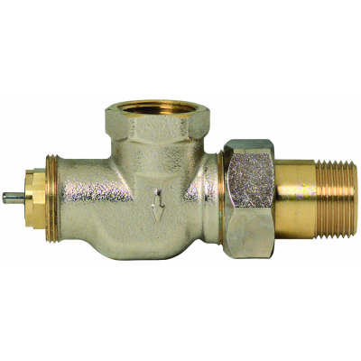 Honeywell V2040ASL25 One-Pipe Steam Thermostatic Radiator Valve Horizontal Angle 1"