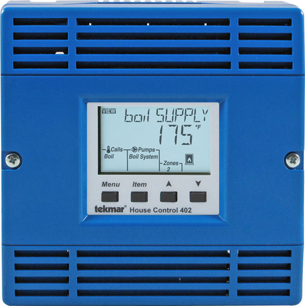 Tekmar 402 House Control TekmarNet for Boiler with DHW & Setpoint for Mixing 4-Zone Valves