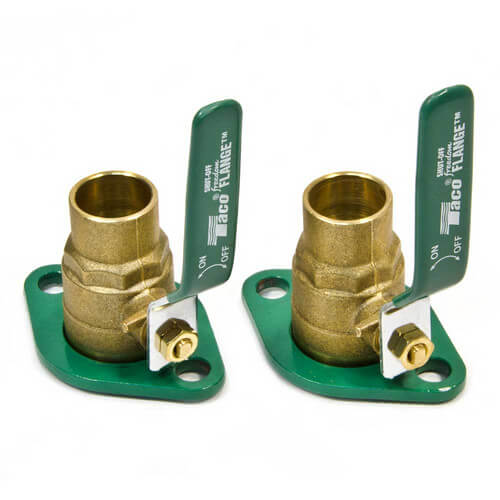 Taco SF-100S 1" Sweat Shutoff Flange Kit