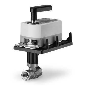 Siemens Building Technology 171K-10306 Two-Way Ball Valve Assembly with 1/2" Valve Body 6.3Cv 200 PSI Normally Open with Spring Return Actuator