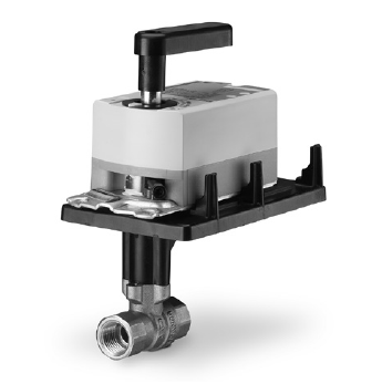 Siemens Building Technology 171J-10304 Two-Way Ball Valve Assembly with 1/2" Valve Body 2.5Cv 200 PSI Normally Open with Spring Return Actuator