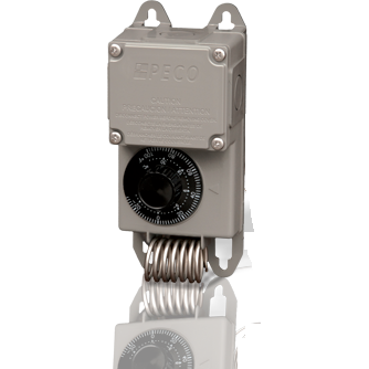 Peco TF115-023 Temperature Controller -30F to 100F SPDT Nema4X Coiled Bulb