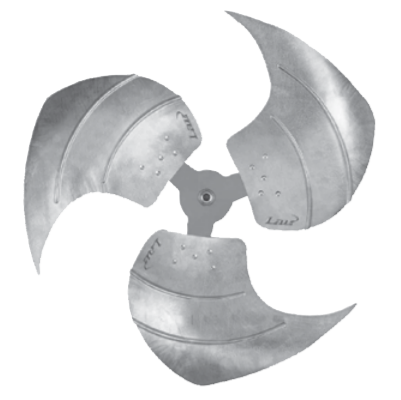 Lau 6140610001 Cobra-Blade 3-Blade  22" 24-Degree Clockwise