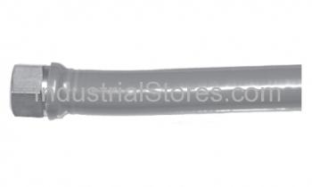 DuraTrac DSG9924T Gas Connector Grey PVC Jacketed 1-1/4" OD x 1-1/4" MIP X 1-1/4" MIP X 24" (Qty of 10)