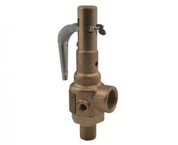 Conbraco 19-KEDA-125 Bronze Safety Valve Brass Trim and Teflon Seat E-Orifice 3/4" Section I Steam 125 psi