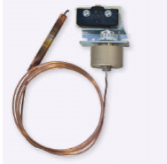 United Electric F54-D23BC/1530 Copper Bulb & Capillary Temperature Switch 150-650F with External manual reset
